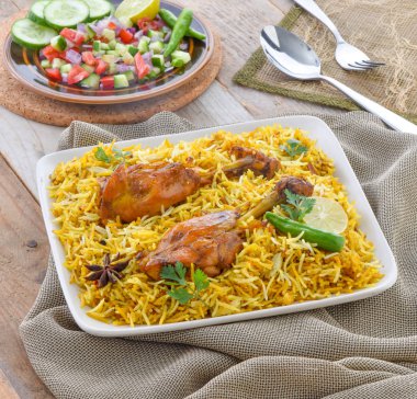 Tavuk Biryani, son derece lezzetli ve nefis gıda