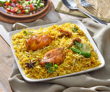 Tavuk Biryani, son derece lezzetli ve nefis gıda