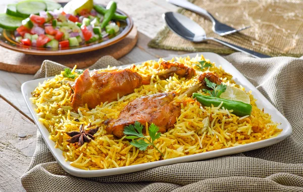 Chicken Biryani Highly Delicious Yummy Food — Stock Photo, Image