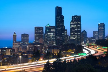 Bina downtown Seattle, Washington State, ABD