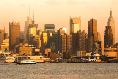 Skyline midtown Manhattan, New York City, Ny, Amerika Birleşik Devletleri