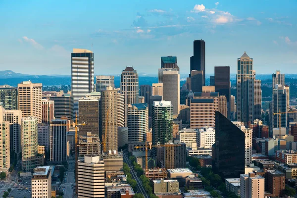 Skyline Centro Seattle Estado Washington Eua — Fotografia de Stock