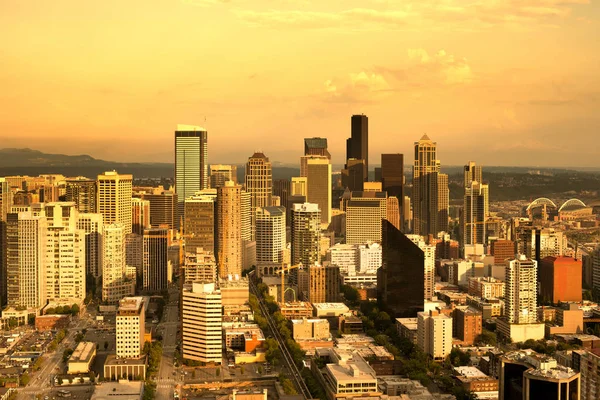 Downtown Seattle Stan Waszyngton Stany Zjednoczone Ameryki — Zdjęcie stockowe