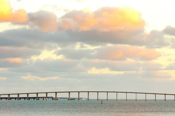 Rickenbacker Causeway Miami Florida Stati Uniti — Foto Stock