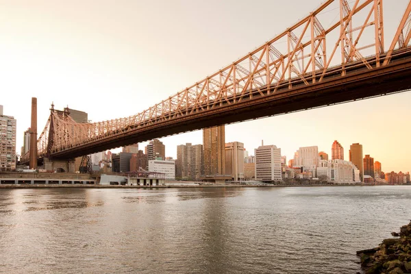 Мосту Квінсборо Над Іст Рівер Upper East Side Манхеттен Нью — стокове фото