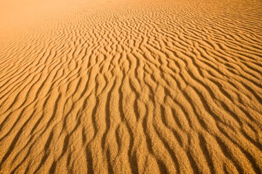 Close up of the texture of a sand dune, Chile, South America clipart