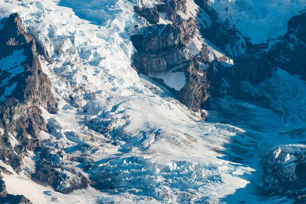 Nisqually Glacier Vid Mount Rainier Mount Rainier Park Delstaten Washington — Stockfoto