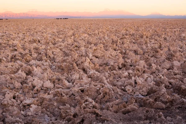 Crosta Sal Salar Atacama Atacama Salt Lake Soncor Deserto Atacama — Fotografia de Stock