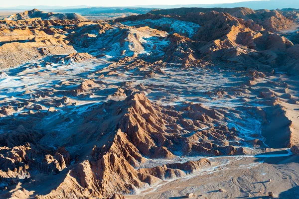 Saltformationer Vid Valle Luna Spanska För Moon Valley Även Känd — Stockfoto