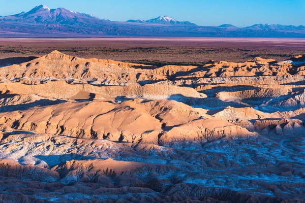 Αλατικοί Σχηματισμοί Στο Valle Luna Ισπανικά Για Moon Valley Γνωστοί — Φωτογραφία Αρχείου