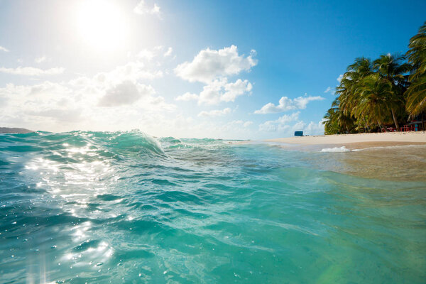 Johnny Cay on the reef of San Andres Island, Colombia, South America