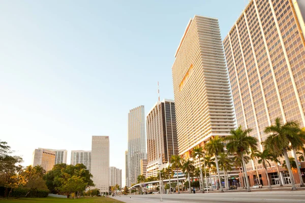 Miami Florida Estados Unidos Marzo 2012 Biscayne Boulevard Centro Ciudad — Foto de Stock