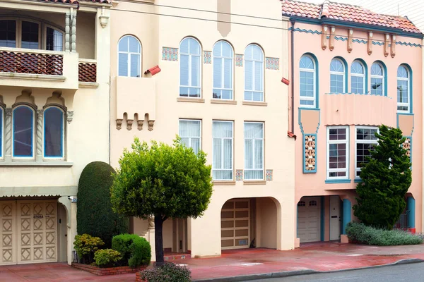 San Francisco Californie États Unis Maisons Dans Quartier Marina — Photo