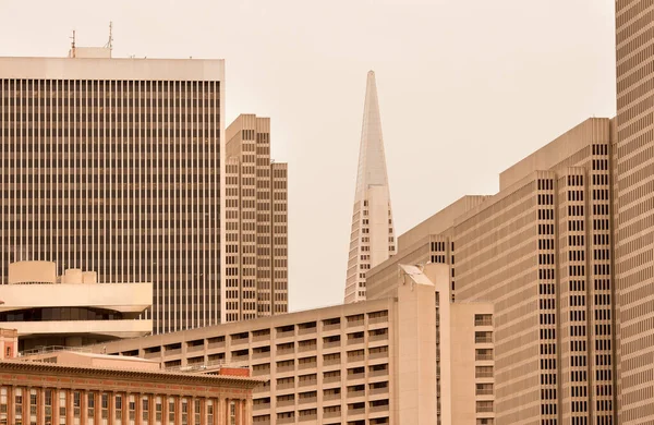 Будівлі Фінансовому Районі Сан Франциско Штат Каліфорнія Сша — стокове фото
