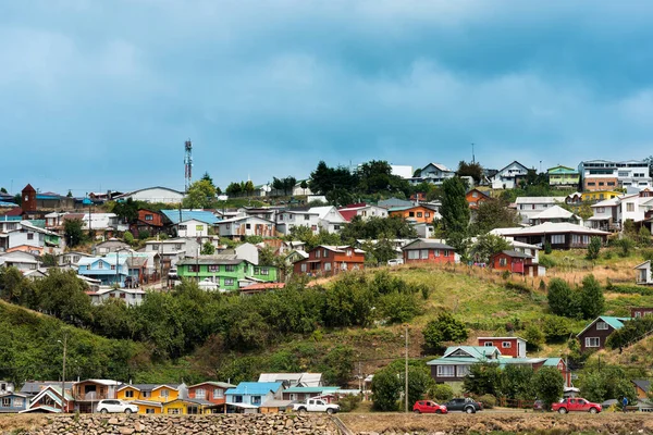 Городе Кастро Острове Чилоэ Юге Чили Произошел Взрыв Жилом Квартале — стоковое фото