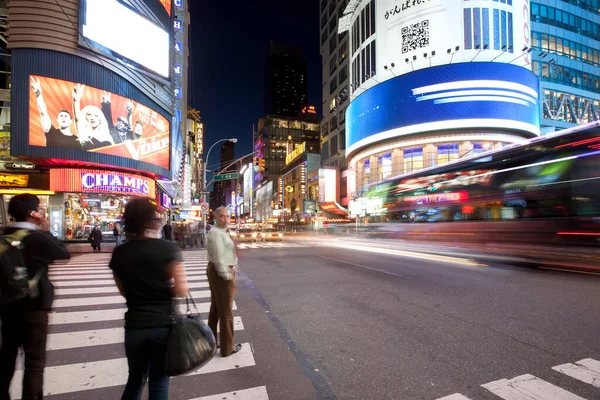 Times Square New York City New York Amerikai Egyesült Államok — Stock Fotó