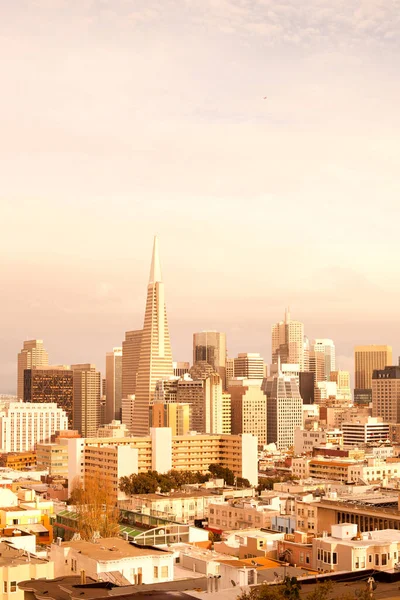 Financial District Und North Beach Nachbarschaft San Francisco Kalifornien Vereinigte — Stockfoto