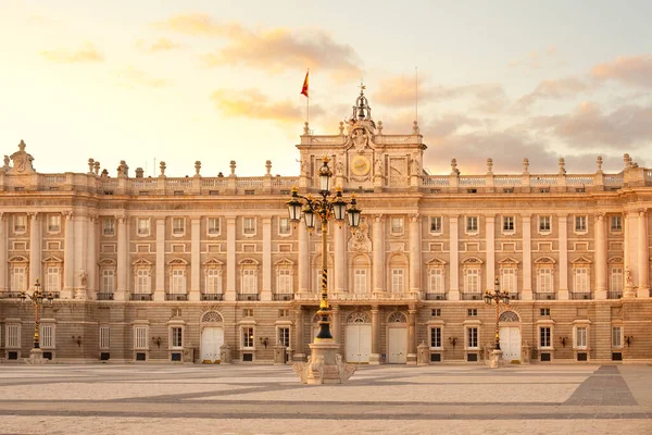 Palacio Real Královský Palác Plaza Oriente Madrid Španělsko — Stock fotografie