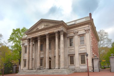 Eski şehir Kültür Bölgesi, Philadelphia. Pennsylvania, ABD - ABD 'nin Philadelphia' daki Bağımsızlık Ulusal Tarihi Parkı 'ndaki İlk Bankası.