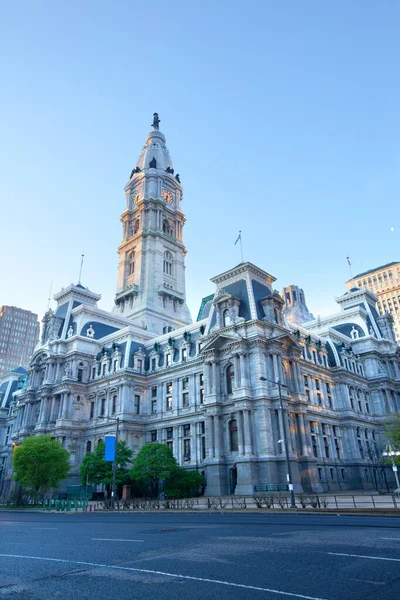 City Hall Downtown Philadelphia Eary Morning Pennsylvania United States — Stock Photo, Image