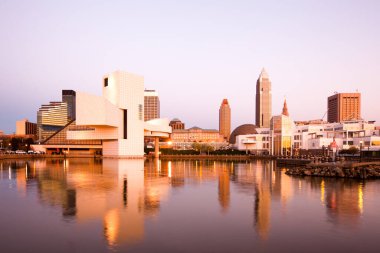 Limandan, Cleveland, Ohio 'dan, ABD' den Skyline City