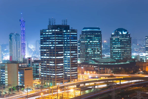 Skyline Biurowców Sao Paulo Brazylia — Zdjęcie stockowe