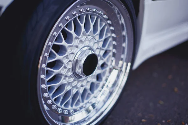 Close Rims Car Alloy Wheel Sport Wheels — Stock Photo, Image