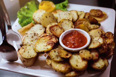 Mutfak mutfak büfe akşam yemeği yemek kutlama parti kavramı yemek Catering.