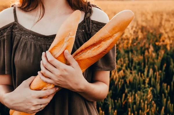 Buğday alanında Fransız baget