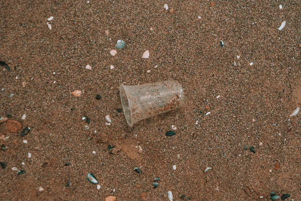 Poluição dos resíduos plásticos — Fotografia de Stock