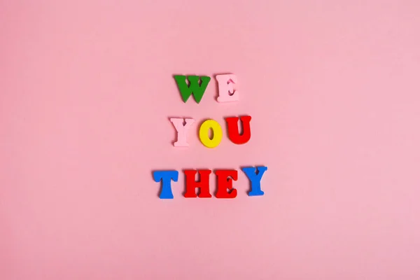 Renkli harfli zamirler