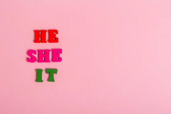 Renkli harfli zamirler