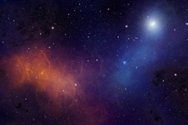 Galaxy resim. Dijital sanat