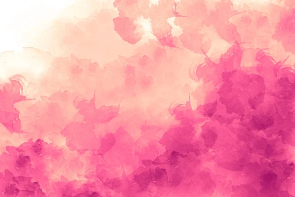 Růžové Abstraktní Akvarel Pozadí — Stock fotografie