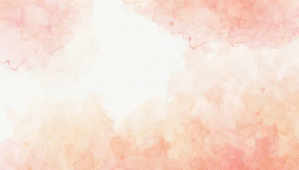 Barevné růžové akvarel pozadí pro Valentýna nebo svatbu — Stock fotografie