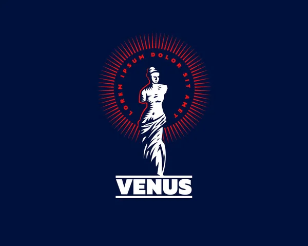 A estátua de Vênus é mondial . —  Vetores de Stock