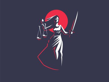 Themis adalet tanrıçası.