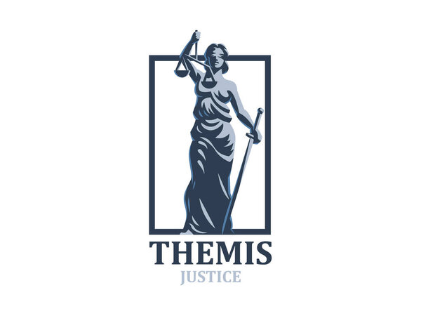 The goddess of justice Themis.