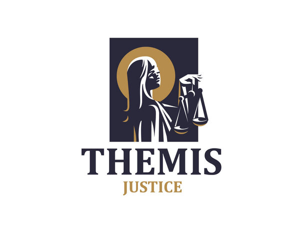 The goddess of justice Themis.