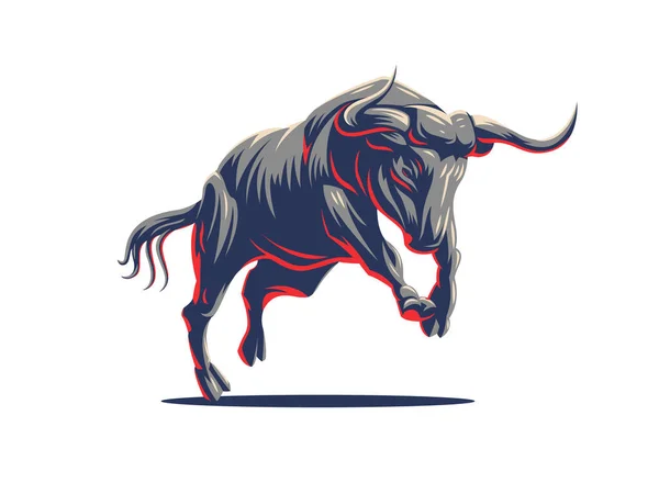 Toro. Logotipo del vector . — Vector de stock