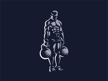 Spor. Sportif ve atletik bir adam.