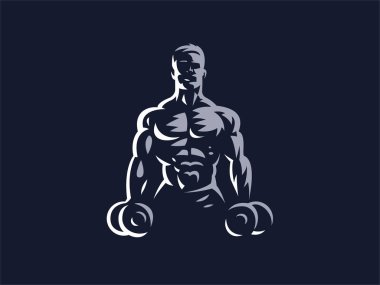 Spor. Sportif ve atletik bir adam.