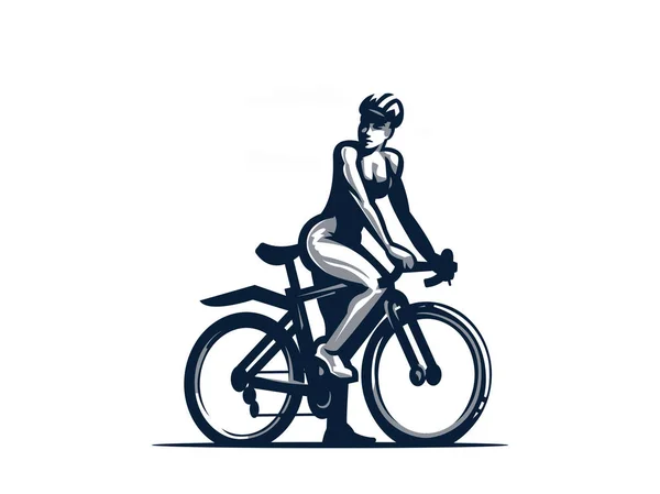 Mujer fitness ilustración . — Vector de stock