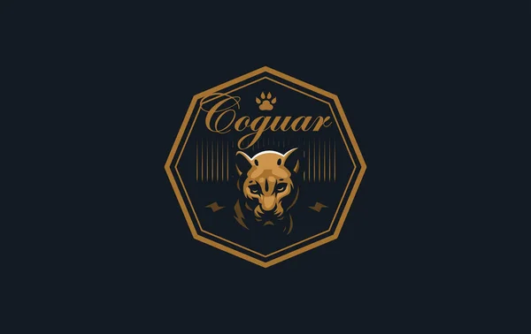 Coguar やパンターのイメージ. — ストックベクタ