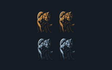 Bir puma veya panter görüntüsü.