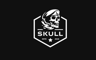 Kafatasında bir askeri bere 