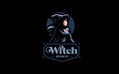 Bir cadı şapkalı bir cadı.