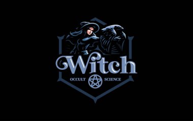 Bir cadı şapkalı bir cadı.