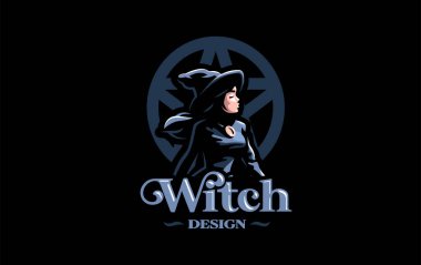 Bir cadı şapkalı bir cadı.