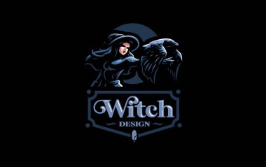 Bir cadı şapkalı bir cadı.